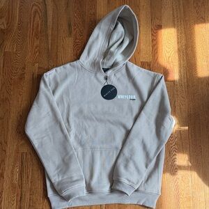 White Fox Boutique Tan Pullover Hoodie size M/L NWT